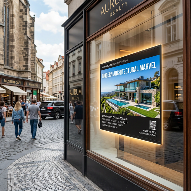 Så ökar Digital Signage försäljningen för mäklare