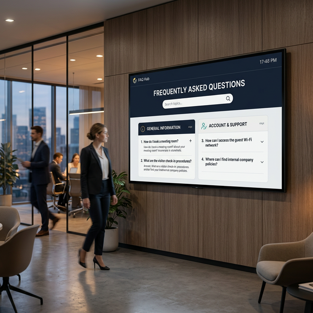 Vanliga frågor om Digital Skyltning (FAQ)