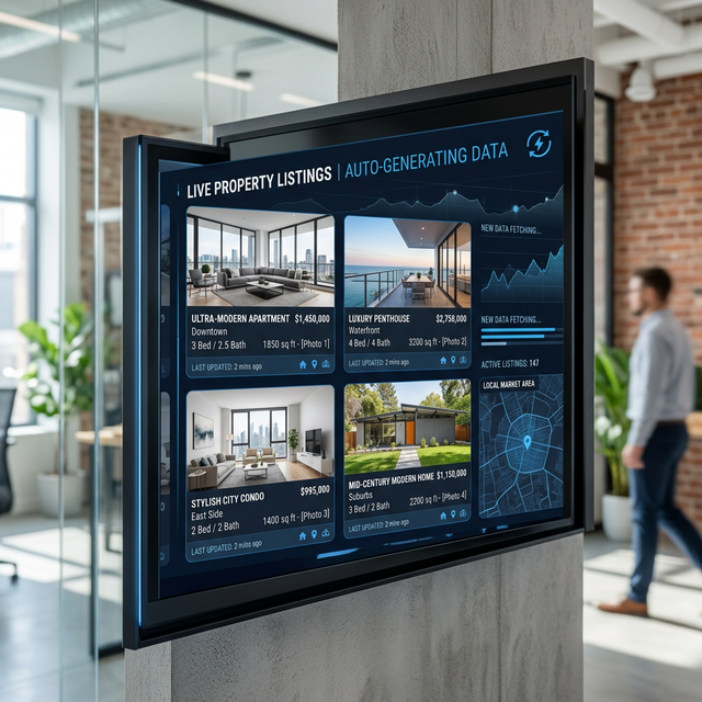 Spara tid med automatiserade bostadsannonser på rutan